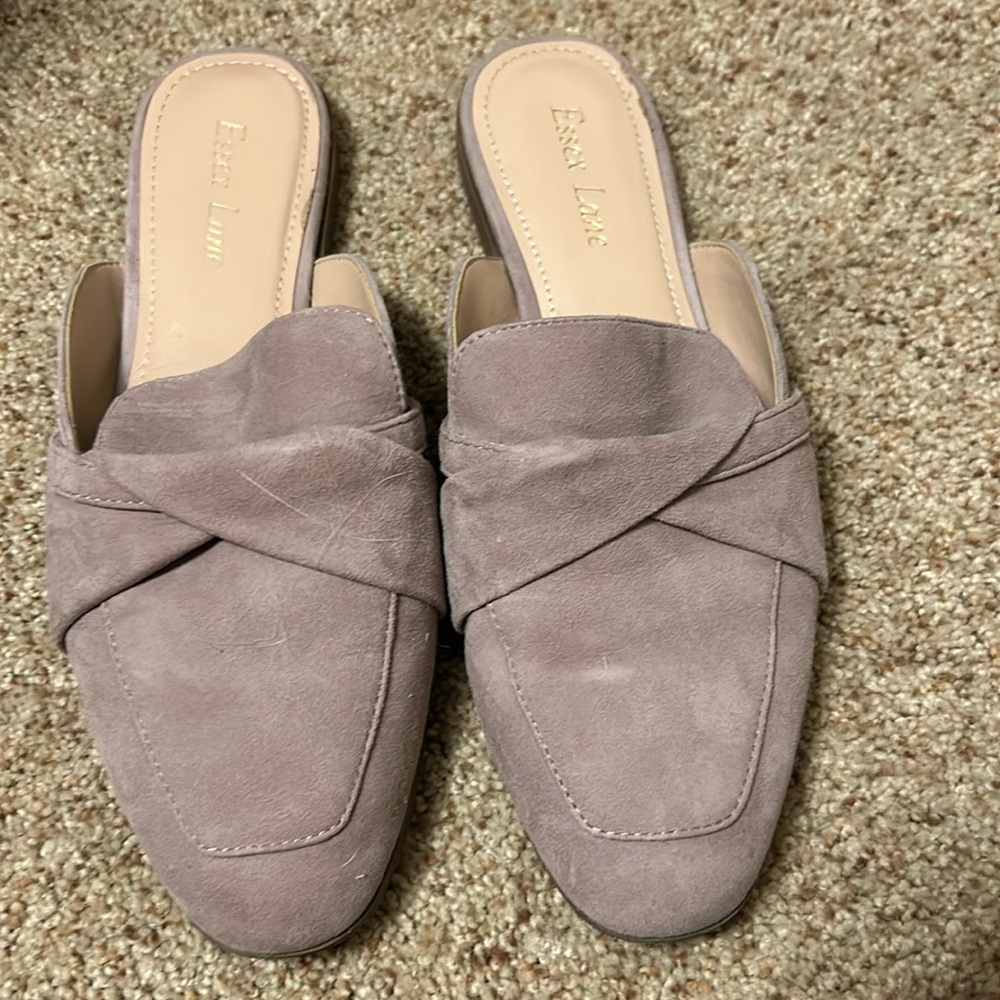 Essex Lane~Louisa- Mule~Taro~Lux Kid Suede size 7